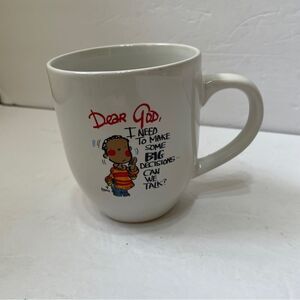 VINTAGE ROYAL NORFOLK‎ DEAR GOD CERAMIC MUG